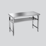 stainless steel Folded Worktable