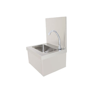 Knee operated sink