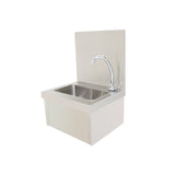 Knee operated sink