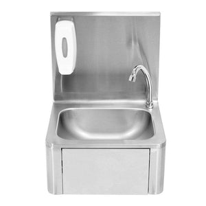 Knee operated sink